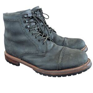 Wilcox Charcoal Gray Goodyear Welt Full Grain Leather Fairfax Boots - Size 11